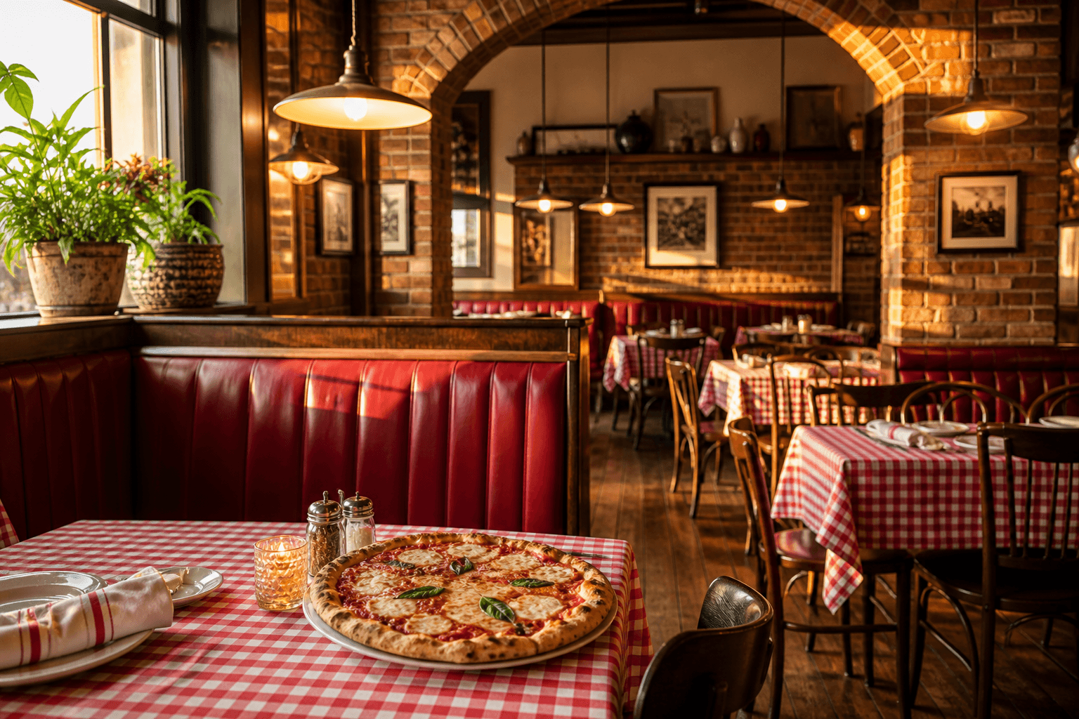 Inviting restaurant dining room